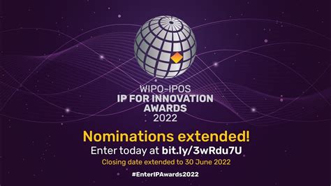 Wipo Ipos Ip For Innovation Awards 2022 Nominations Extended Youtube