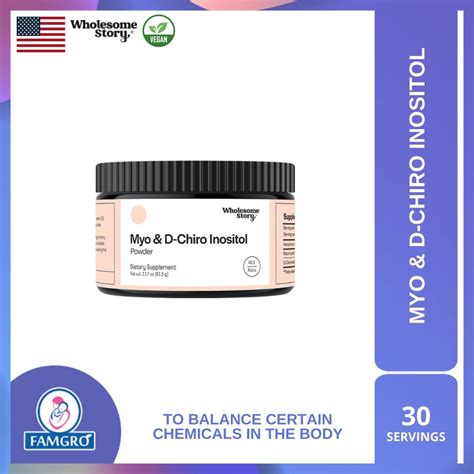 Wholesome Story Myo Inositol D Chiro Inositol Powder Shopee Philippines