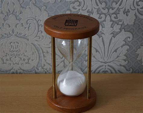 Vintage Wooden Hourglass Egg Timer Vintage Sandglass Timer Salt