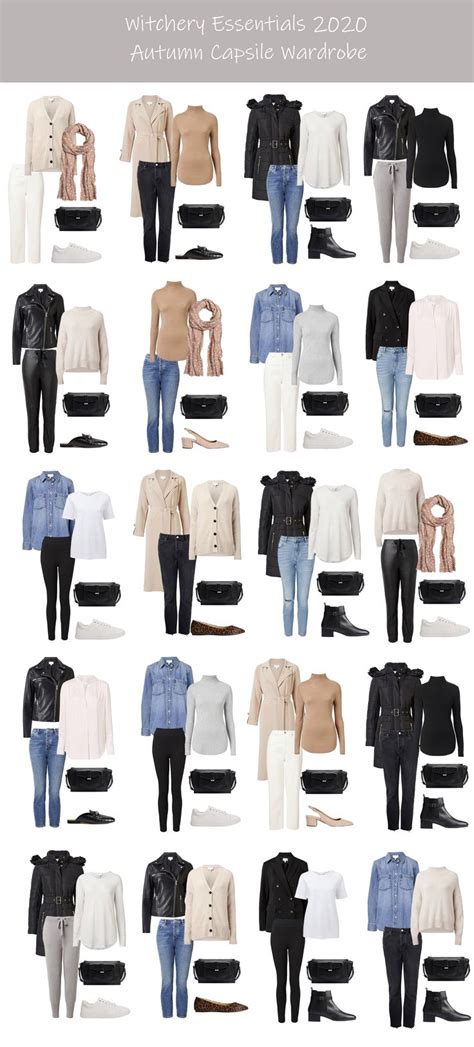 Witchery Autumn Essential Capsule Wardrobe Outfit Ideas Fall Clothing