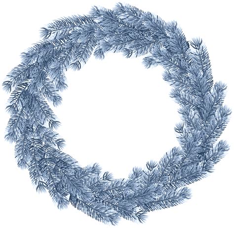 Download High Quality Wreath Clipart Blue Transparent Png Images Art