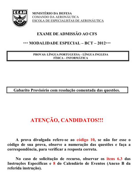 Pdf Aten O Candidatos Jcconcursos Uol Br Infante