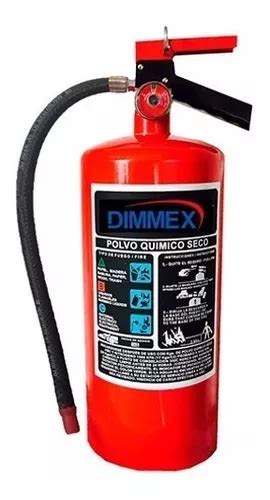 Extintor Certificado Pqs Tipo Abc Kg Dimmex Extinguidor Meses Sin