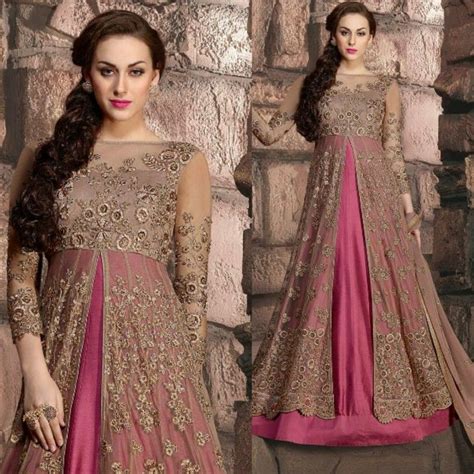 Pin By Moonlight Boutique On Partywear Collection Designer Anarkali Dresses Indian Wedding