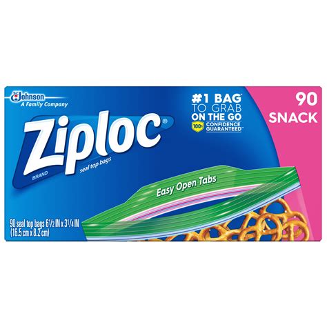 Ziploc Snack Bags, 90 Count - Walmart.com - Walmart.com