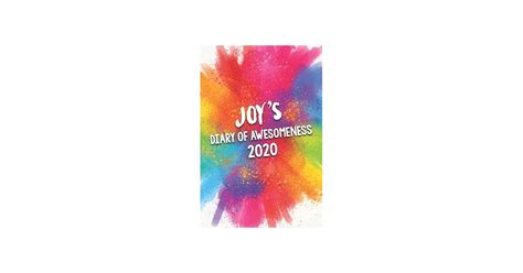 博客來 Joys Diary Of Awesomeness 2020 Unique Personalised Full Year Dated Diary T For A Girl