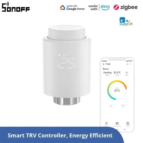 Sonoff Zigbee Trv Termostato V Lvula Termost Tica Do Radiador