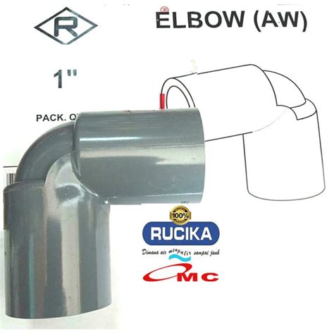 Jual Sambungan Pipa Pralon Knee Keni Knie Elbow Aw 1 Inch RUCIKA Di