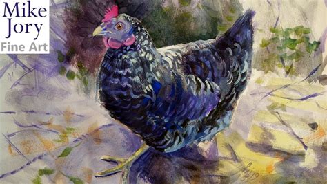 How To Paint A Hen Rooster Paintings Chicken Painting Painting