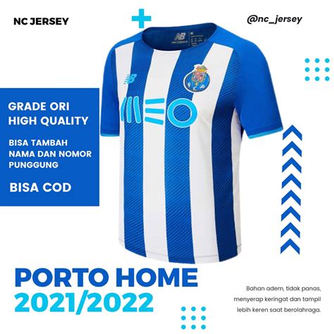 Jual Jersey Bola Fcporto Home Grade Ori Import High Quality