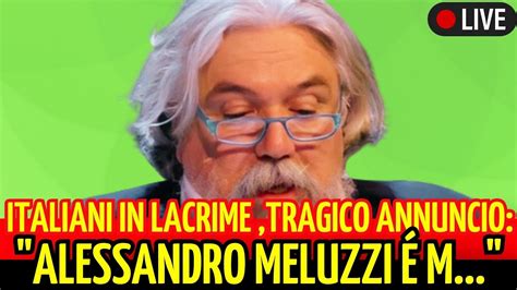 Shock Italiani In Lacrime Il Tragico Annuncio Dall Ospedale