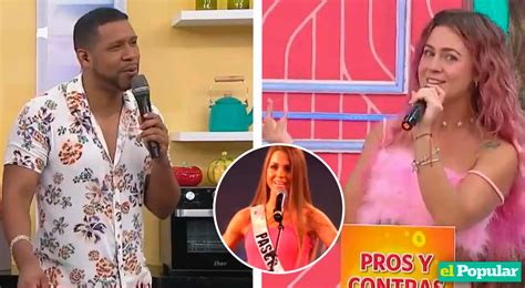 Giselo Trolea A Ducelia Echevarr A Al Relatar El Turismo En Pozuzo