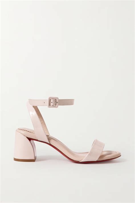 Christian Louboutin Miss Sabina Patent Leather Sandals Christian