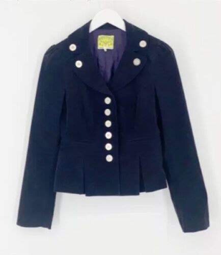 Anthropologie Jacket 4 Velvet Gem