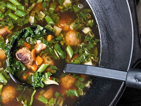 Asian Meatball Soup Seasons And Suppers