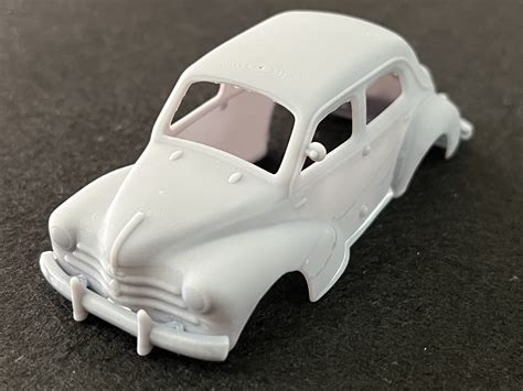 3D Printer Renault 4CV 1955 Printable Body Car Made With Elegoo Mars