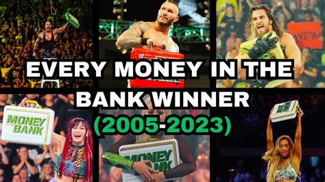 Every Wwe Mr Mrs Money In The Bank Winner Youtube