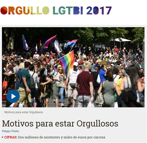 Eldiario Es Y La Celebración Del Colectivo Lgtbi Medios En Igualdad