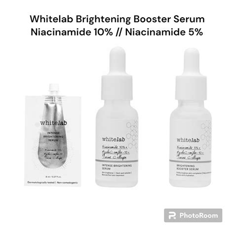 Jual Whitelab Brightening Booster Serum Niacinamide 5 Niacinamide 10 Shopee Indonesia