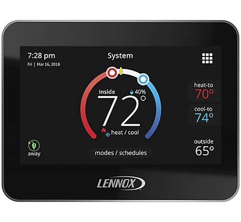 Lennox Icomfort M30 Universal Smart Programmable Thermostat 4 3 Lcd Color Display