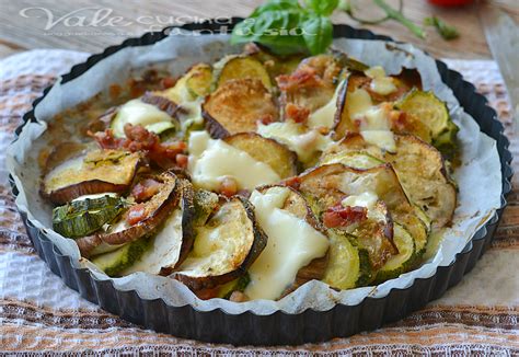 Melanzane E Zucchine Al Forno Con Pancetta E Formaggio