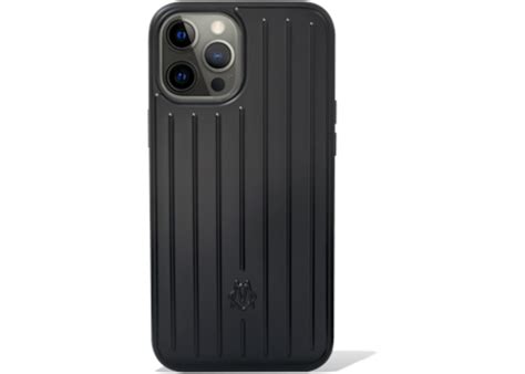 Rimowa Polycarbonate Matte Black Groove Case for iPhone 12 Pro Max in ...