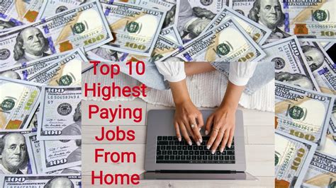 Easy Online Jobs Top 10 Highest Paying Jobs From Home Youtube