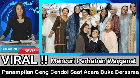 Viral Outer Geng Cendol Saat Acara Buka Bersama Menjadi Sorotan