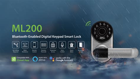 Smart Lock Series ML200 ML300 With Bluetooth ZKTeco Europe