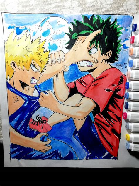 Bakugo And Deku Fan Art By Ronnielip On Deviantart