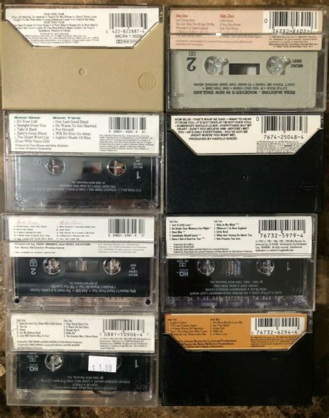 8 Reba Mcentire Cassette Lot Feel The Fire Read My Mind Sweet Sixteen