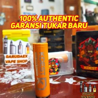 Jual KDEST 2400MAH 50A AUTHENTIC 18650 BATERAI MOD VAPE ORIGINAL