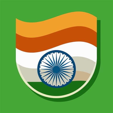 Indian Flag Clip Art Vector Illustration Design Premium Ai Generated