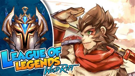 Wild Rift S Wukong Jungla El Rey Mono Es Mi Mejor Jungla Youtube