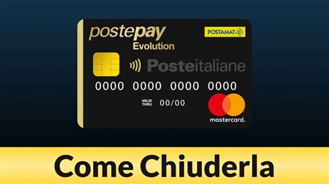 Come Chiudere PostePay Evolution Guida Completa YouTube