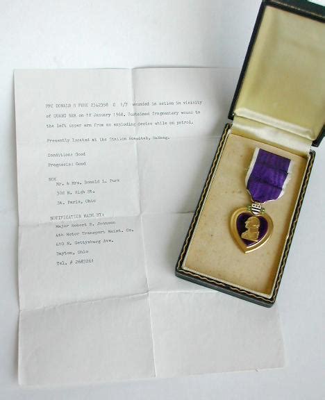 Wwii Era Usn Usmc Purple Hearts Awarded In Vietnam Medals