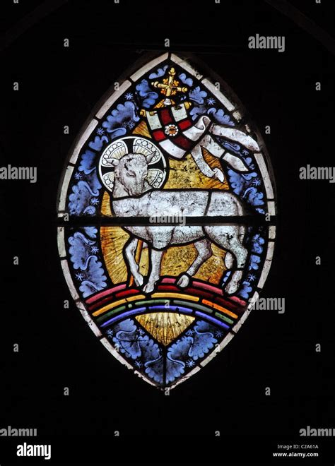 Jesus Lamb Of God Stained Glass