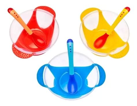 Kit Pratinho Bebe Prato Infantil Silicone Ventosa Colher Mercadolivre