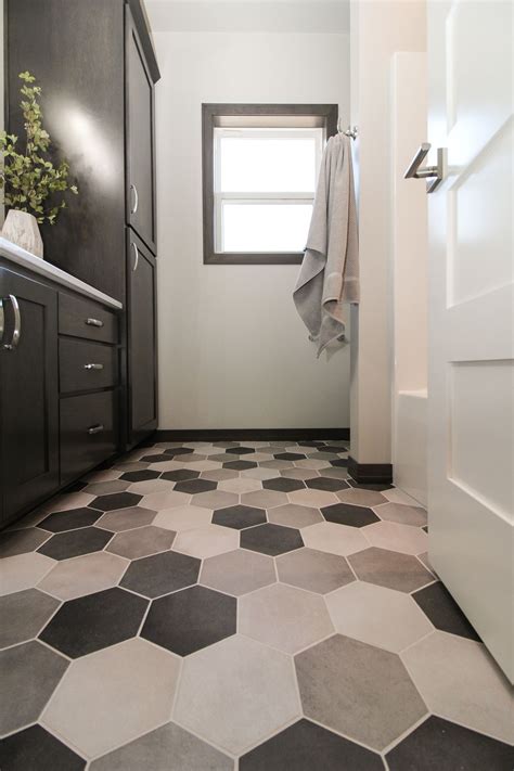 black hexagon floor tile kitchen - Legendary History Picture Archive