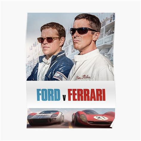 "Ford v Ferrari" Poster for Sale by Georgeacharlton | Redbubble