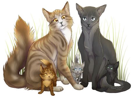 Pixilart - Leafpool and Crowfeather uploaded by Kitty-Warrior