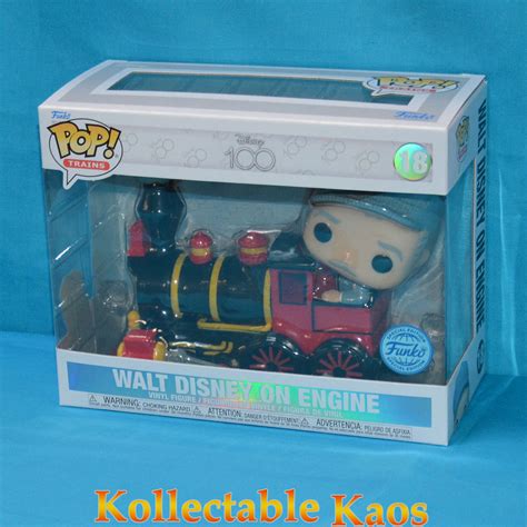 Disney 100th Walt Disney On Engine Pop Trains RS 18