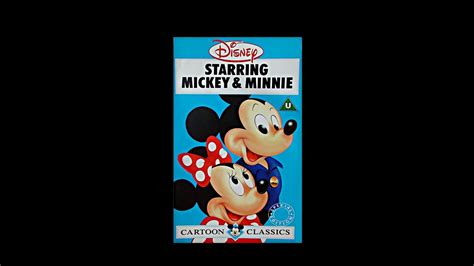 Digitized Opening To Starring Mickey Minnie Cartoon Classic UK VHS