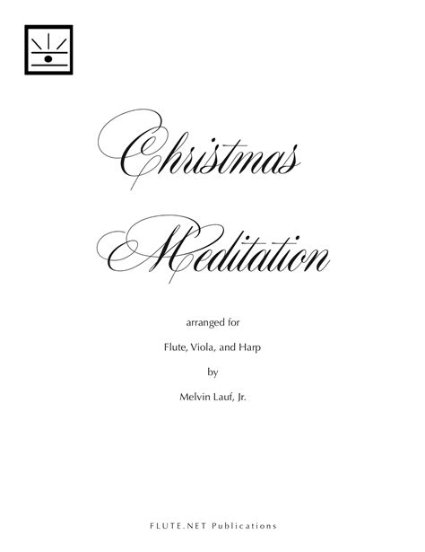 Christmas Meditation – Harp Column Music