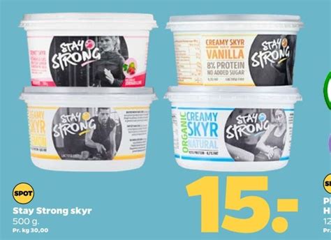 Stay Strong Skyr Citron Tilbud Hos Netto