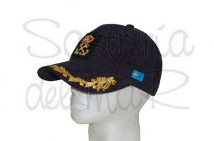 Gorra laureles azul Patrón de Yate escudo a mano bandera Asturias