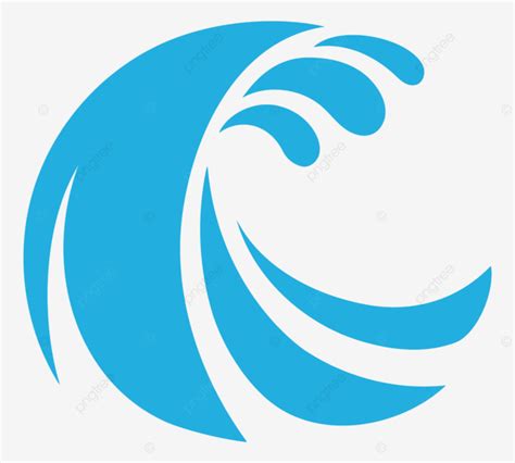 Ocean Waves Clipart Transparent Background, Ocean Wave Symbol Sea Water ...