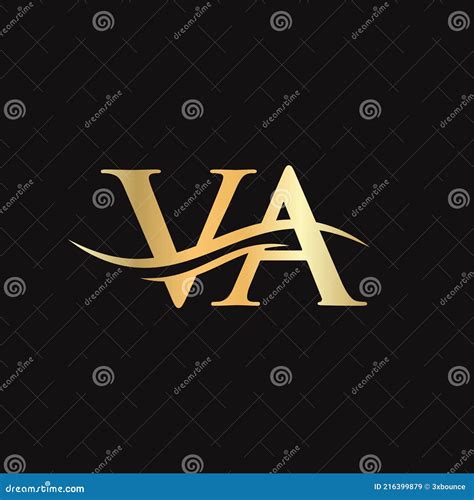 Premium Letter Ha Logo Design With Water Wave Concept Ha Letter Logo