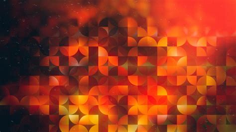 Free Abstract Black Red And Orange Quarter Circles Background