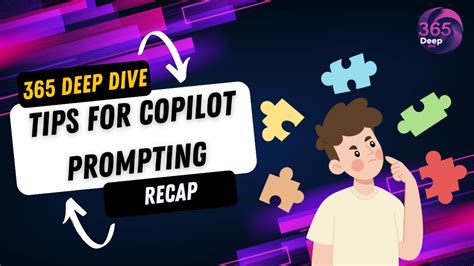 Tips For Effective Prompting In Microsoft Copilot 365 Deep Dive Recap